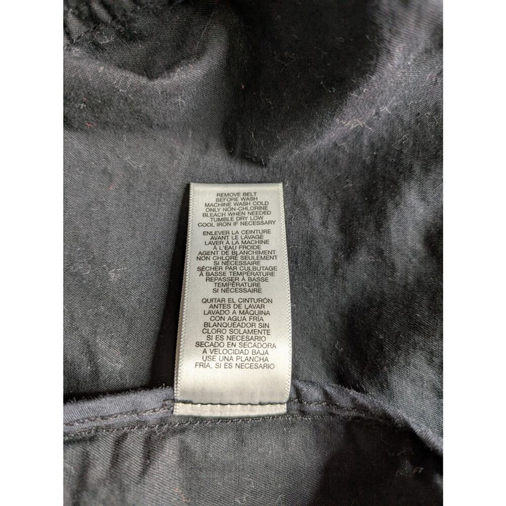 Michael Kors Black Double Breasted Belted Trench Coat / Jacket Womens Size M - Picture 10 of 10